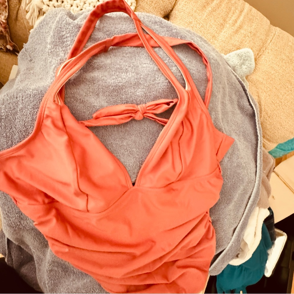 Cupshe Coral One Piece Swimsuit